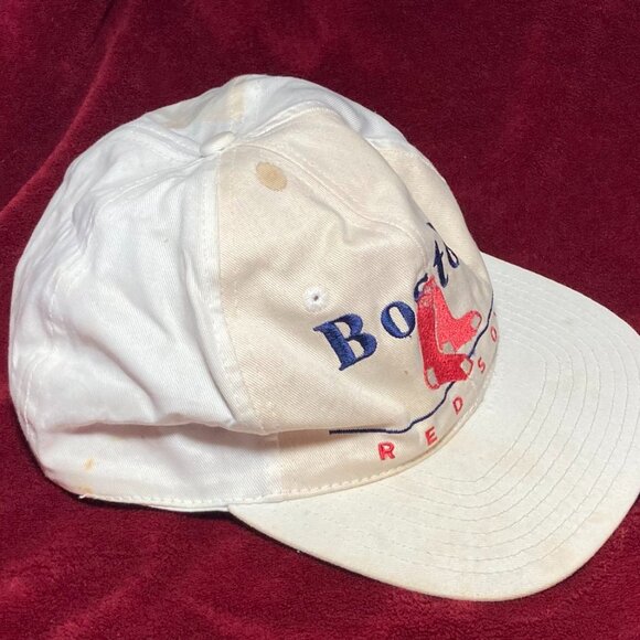 Boston Red Sox Brand Twins Strapback Adjustable Snapback Hat Cap MLB White - Picture 2 of 7